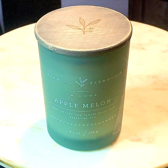 DW HOME CANDLE APPLE 🍏 MELON RICHLY SCENTED WOODEN WICK NEW 8.1 oz - Picture 2 of 4